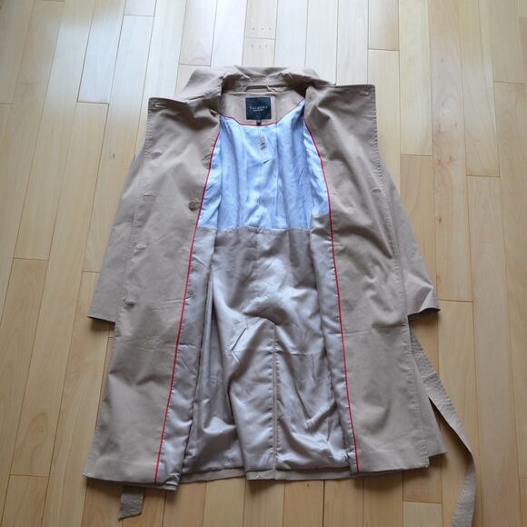 NWT Talbots Trench Coat Classic Tan Size 1XP - Picture 6 of 7